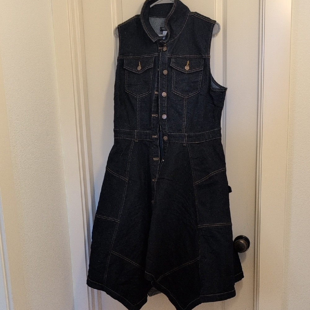 Jean Dress - thicker denim material - super complimentary!!! - Picture 3 of 7